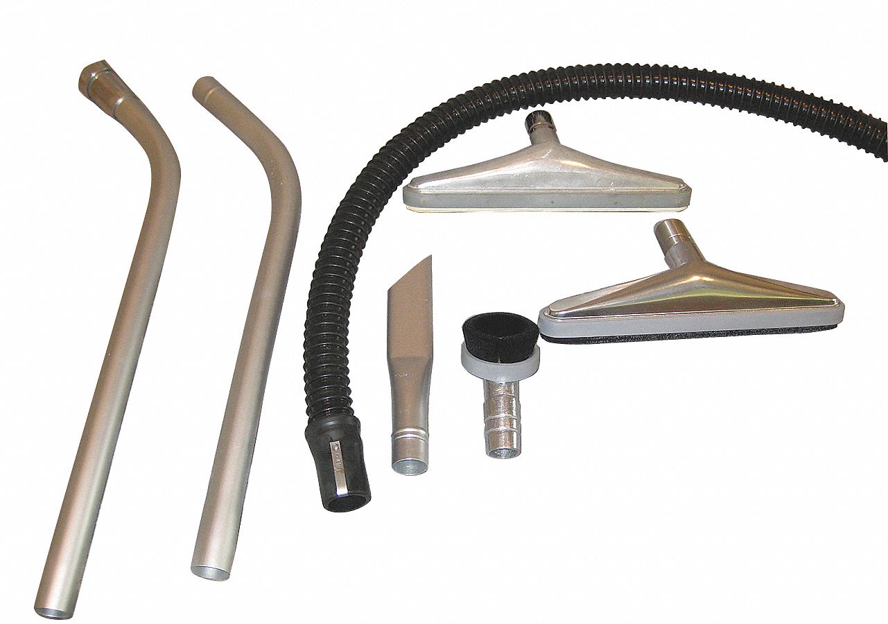 Vacuum Attachment Kit: For Industrial Vacuum, For 1 1/2 in Hose Dia