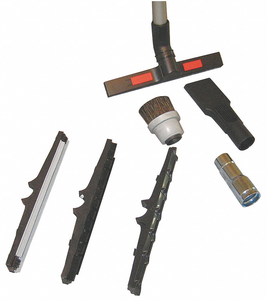 Vacuum Attachment Kit: For Industrial Vacuum, For 1 1/2 in Hose Dia