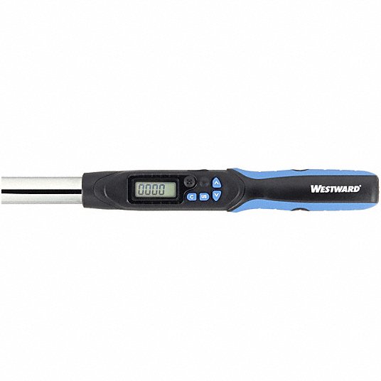 Electronic Torque Wrench: Inch-Pound/Newton-Meter, 12.5 to 250.7 ft-lb,  Ratcheting