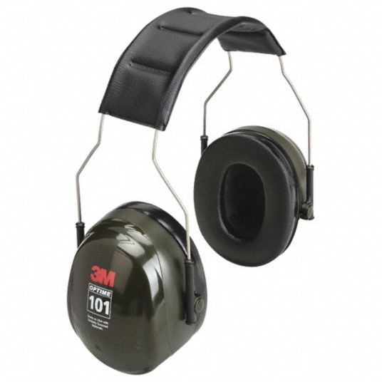 3M PELTOR Ear Muffs: Over-the-Head Earmuff, Passive, 27 dB NRR, Foldable,  Foam/Polyurethane/PVC