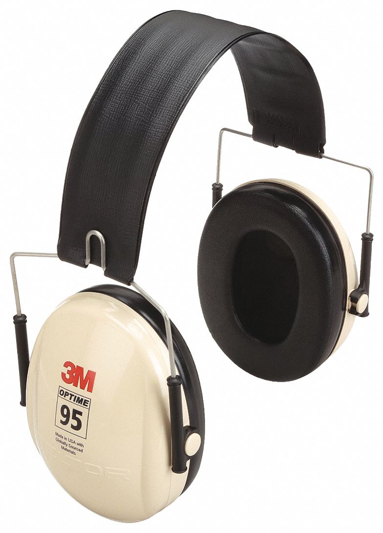 EARMUFFS, OVER-THE-HEAD, FOLDABLE, BEIGE, FOAM/PUR/PVC/ACETAL/ABS, 21DB, CSA, 10/CA