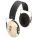 EARMUFFS, OVER-THE-HEAD, FOLDABLE, BEIGE, FOAM/PUR/PVC/ACETAL/ABS, 21DB, CSA, 10/CA