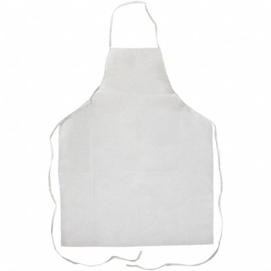 Mini-Brute™ 1026673 White Belly Band Double Coated Nitrile Apron