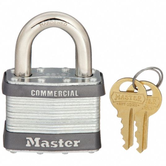 Master Lock Commercial Keyed Padlock 1-in Shackle Keyed Alike