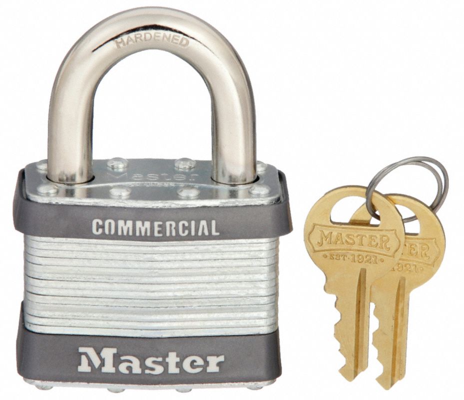 MASTER LOCK Candado, Acero, 1