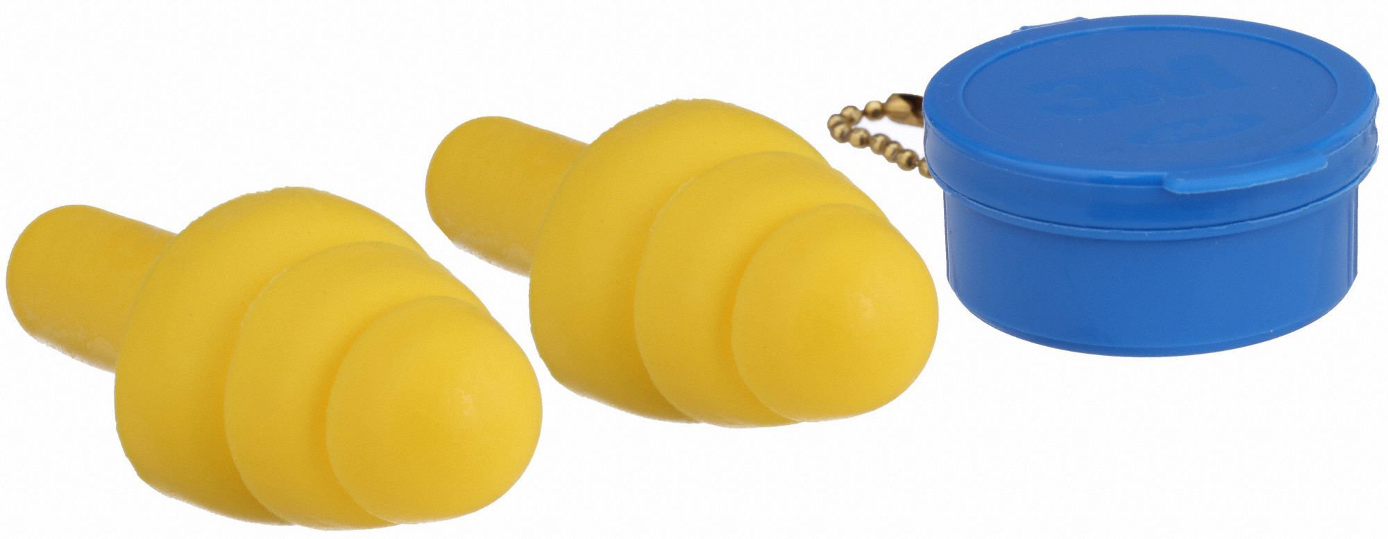 Ear Plugs, Uncorded, Flanged, 25dB, PR