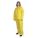 3-PIECE RAINSUIT WITH DETACHABLE HOOD, YELLOW, 3XL, HEAVY-DUTY PVC, 13.8 MIL