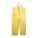 RAIN BIB OVERALLS, SBR, M, YELLOW, 28½ X 40, 18 MIL, SNAPS