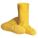 MEN'S OVERBOOTS, L, SIZE 10 TO 11, LATEX, YELLOW, PULL-ON, 12 IN HEIGHT, WATERPROOF