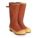 BOTTES DE CONSTRUCTION HOMME, POINTURE 8, EMBOUT D'ACIER, ROUGE, 16 PO H, NON-CSA, IMPERMÉABLES, LARGEUR D