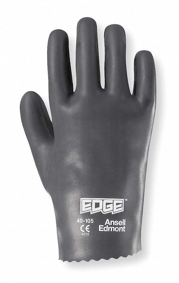 Coated Gloves,Size 10,Blue/Gray,PR