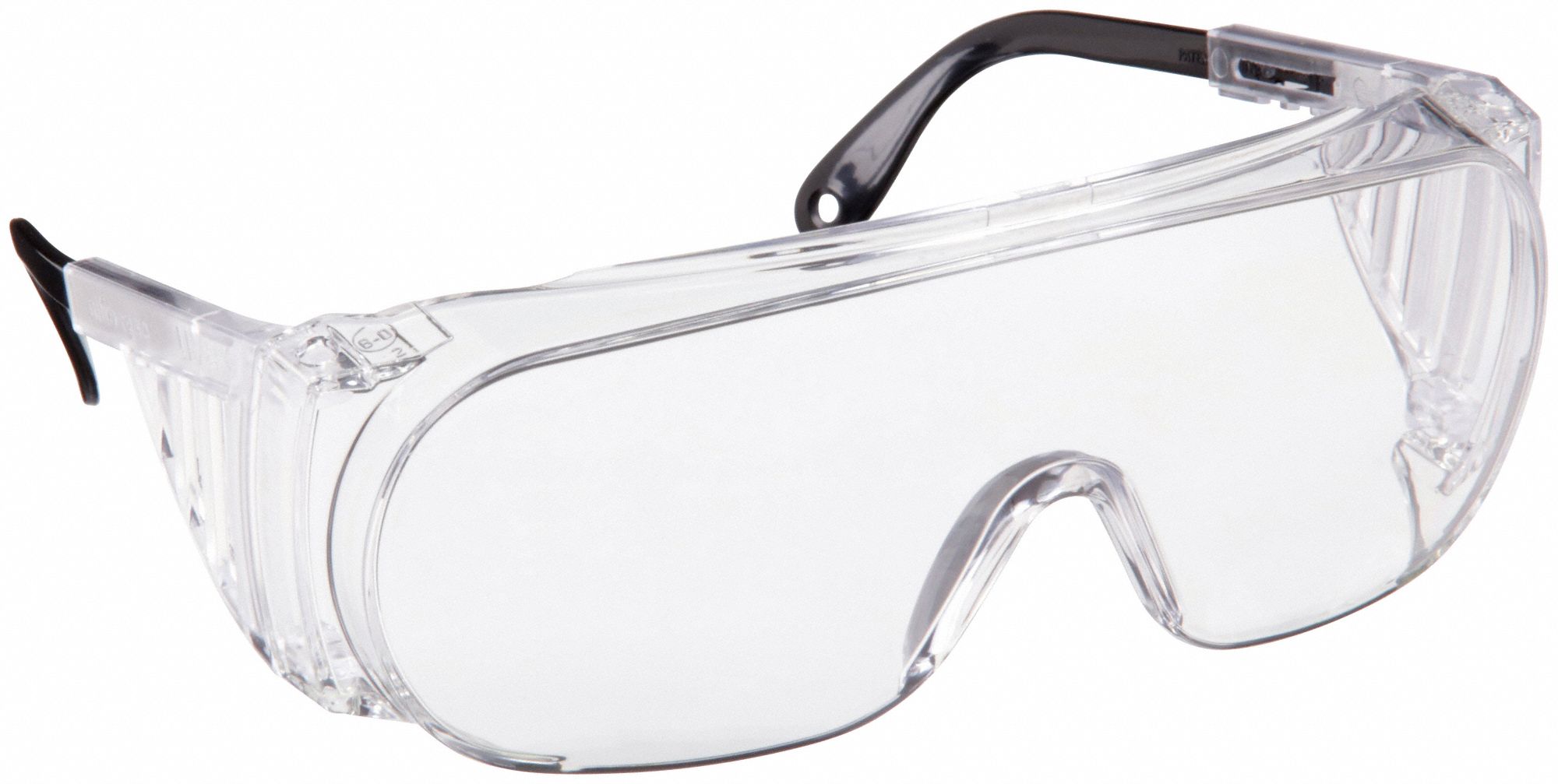 LUNETTES DE PROTECTIION, S/MONTURE, ENVELOPPANTE, NYLON/PC, ANTIBUÉE, TRSP/NR, CSA, M, UNISEXE