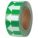 PIPE MARKING TAPE, GREEN/WHITE, 2 IN W, 90 FT ROLL L, VINYL, 2 IN ROLL W, 1,080 IN L