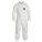 COLLARED DISPOSABLE COVERALLS, TYVEK 400, SERGED SEAM, WHITE, L