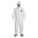 HOODED DISPOSABLE COVERALLS, TYVEK 400, ELASTIC CUFFS/ANKLES, SERGED, WHITE, 2XL