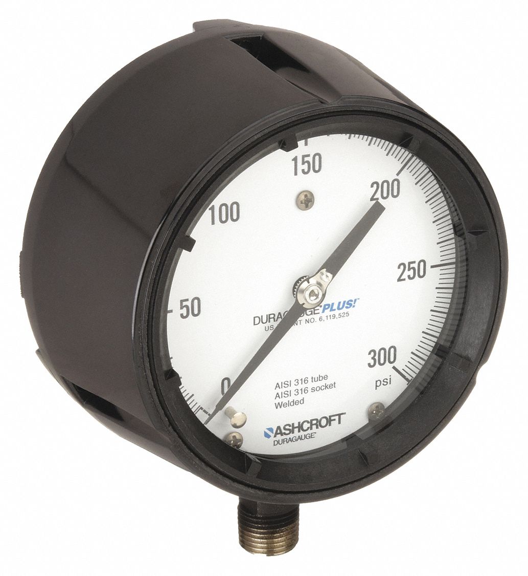 JAUGE PRES. TRAITER 4 1/2PO 300PSI