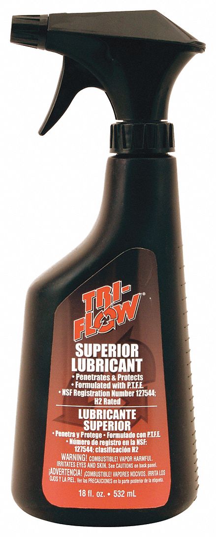 General Purpose Lubricant: -60° to 475°F, PTFE, 18 oz, Spray Bottle, Brown