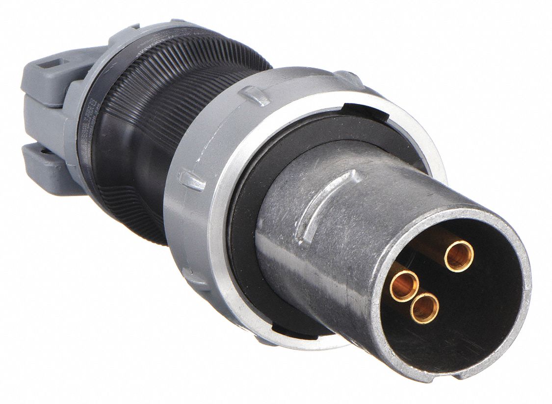 TYPE 4X PIN AND SLEEVE PLUG, 100 A, 600V AC, STYLE 2 GROUNDING