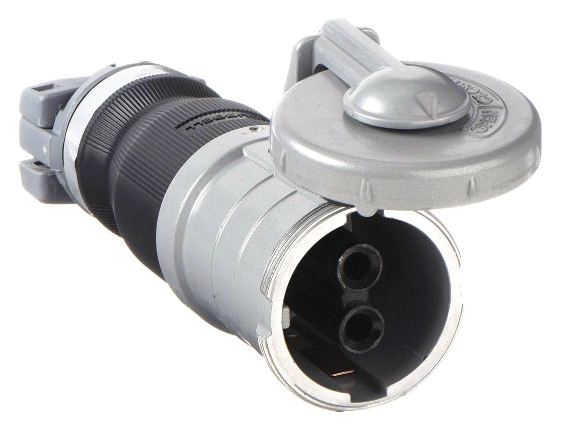 WATERTIGHT PIN AND SLEEVE CONNECTOR, 60 A, 250V DC/600V AC, STYLE 1 GROUNDING