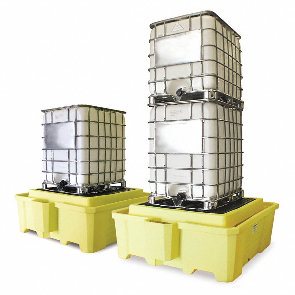 ENPAC IBC CONTAINMENT UNIT, FOR 1 IBC, 81 X 75½ X 29 IN, POLYETHYLENE ...