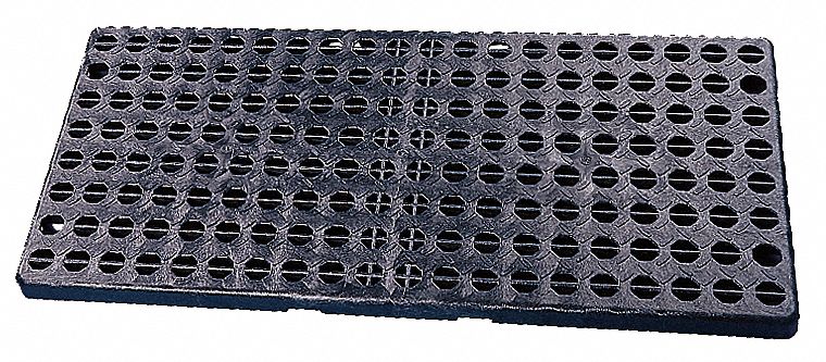 SPILL PALLET GRATE, FOR 2 DRUM PALLETS, 48 X 23 X 1¾ IN, FOR ENPAC