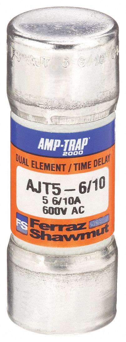 MERSEN, AJT Series, Class J, Fuse - 4TAP6|AJT5-6/10N - Grainger