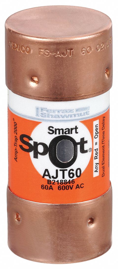 MERSEN, 60 A, 600V AC, Fuse - 4TAT5|AJT60 - Grainger