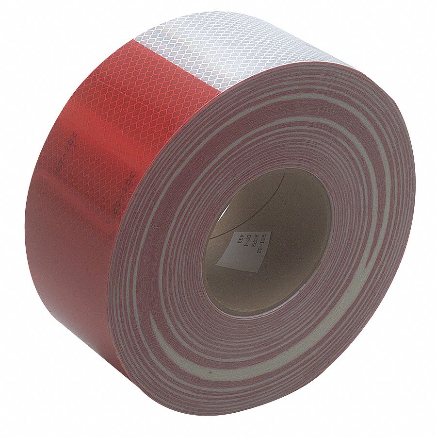 Marking/Trailers, Red/White, Premium Grade Reflective Tape - 4TDR8|983 ...