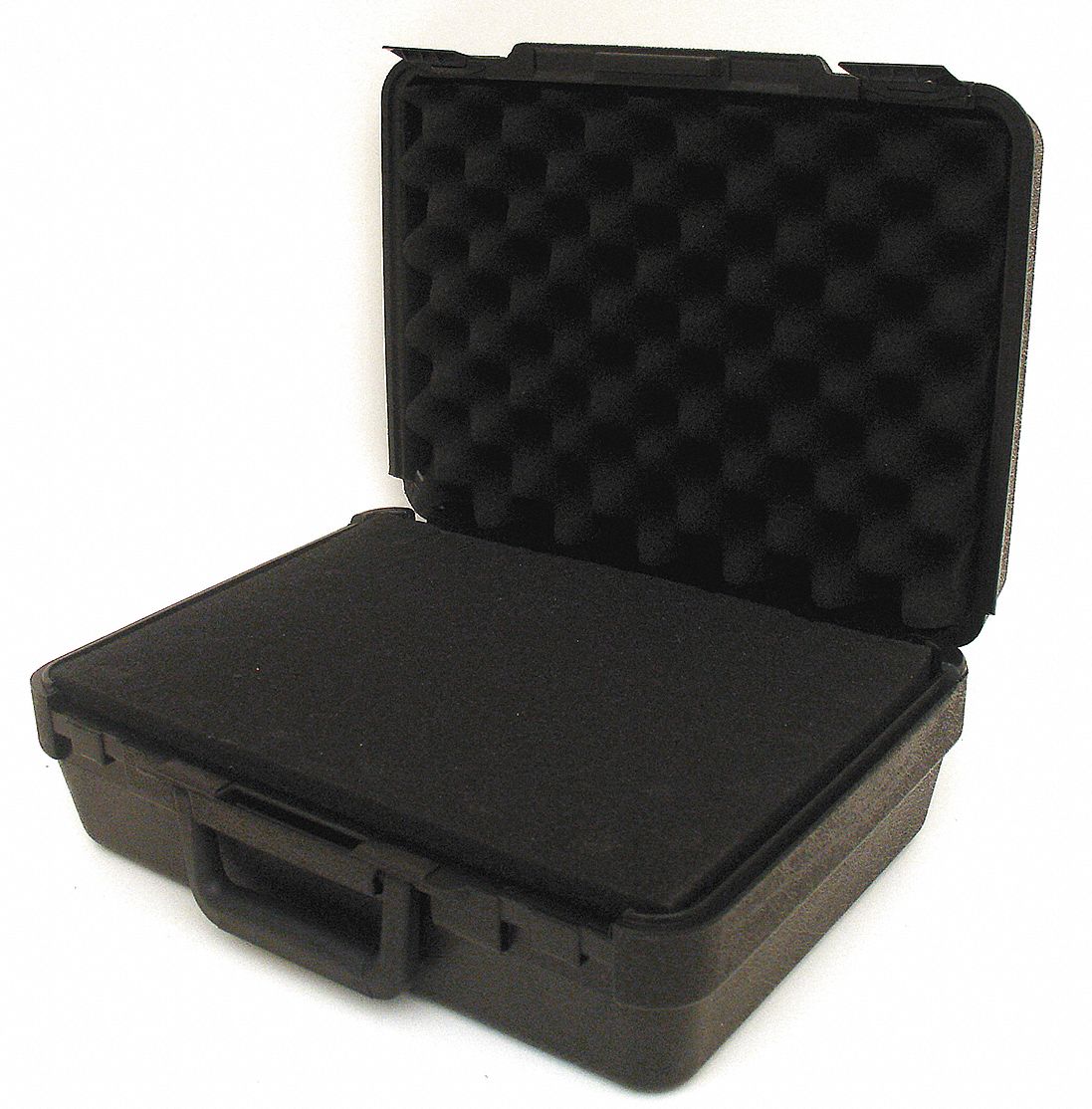 Protective Case: 8 7/8 in x 12 3/8 in x 5 1/8 in Inside, Pick and Pluck/Solid, Black, 2 lb Wt