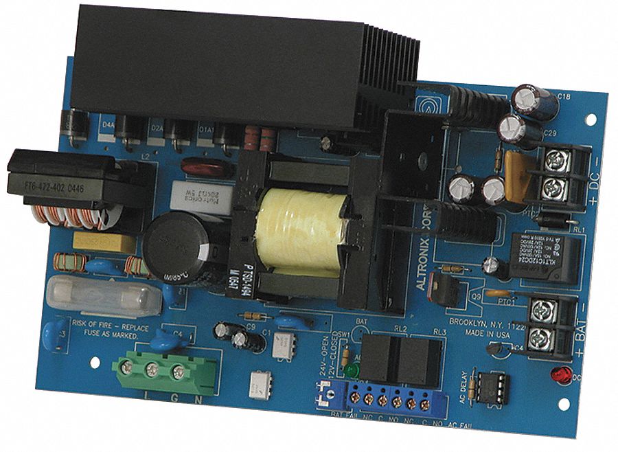 Power Supply Board, 12VDC @ 10A: Power Supply, 115V AC