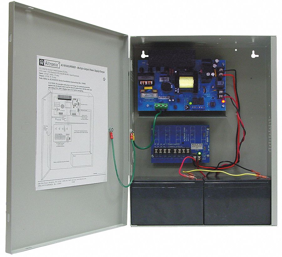 Power Supply 4 PTC 12VDC @ 10A: Power Supply, 115V AC
