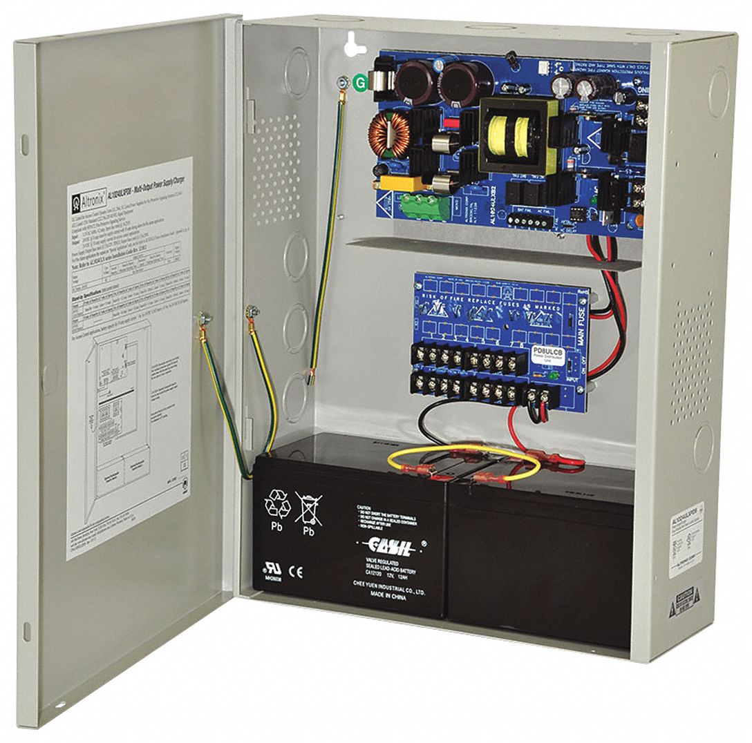 Power Supply 8 PTC 24VDC @ 10A: Power Supply, 115V AC