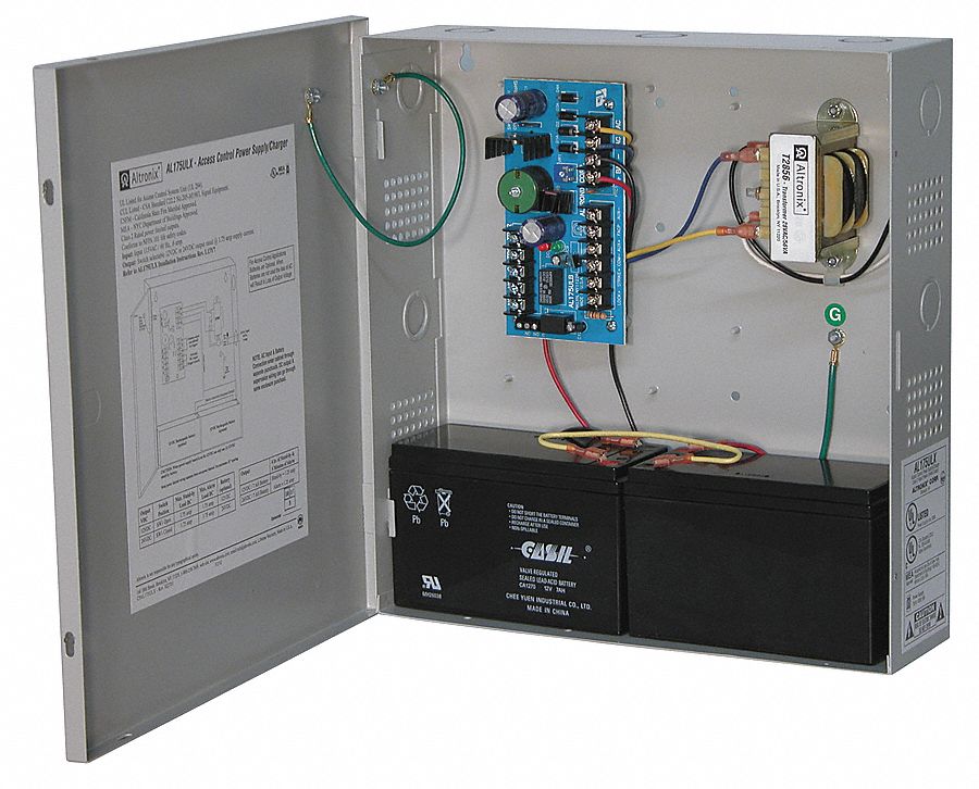 Power Supply 2Out 12Dc Or 24Dc @ 1.75A: Power Supply, 115V AC