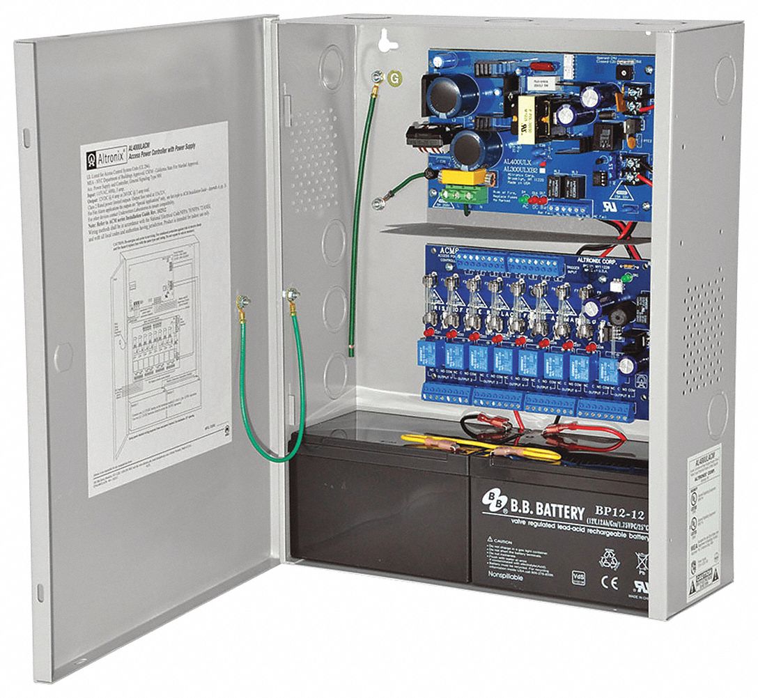 ALTRONIX, 115V AC, Power Supply 8Fuse 12Dc/3.5A Or 24Dc/3A 4TEN7