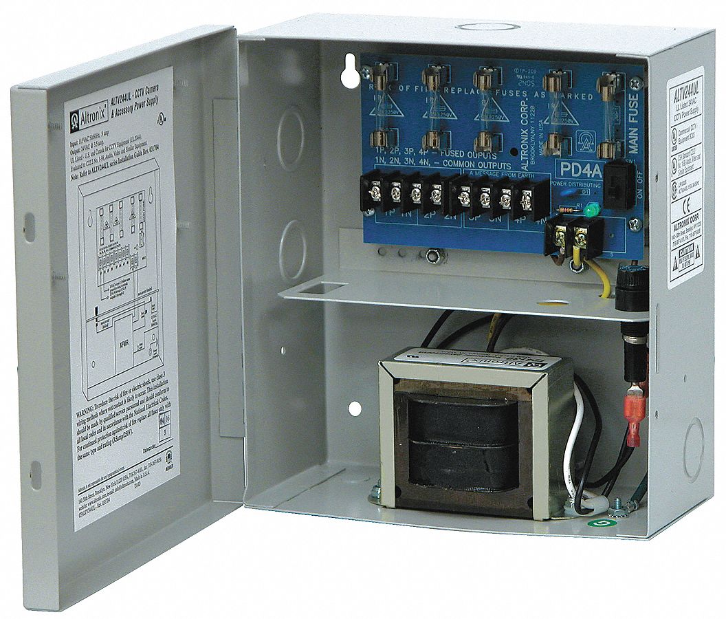 Power Supply 4Fuse 24Vac @ 3.5A: Power Supply, 115V AC