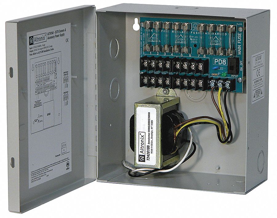 Power Supply 8 Fuse 24Vac @ 4A