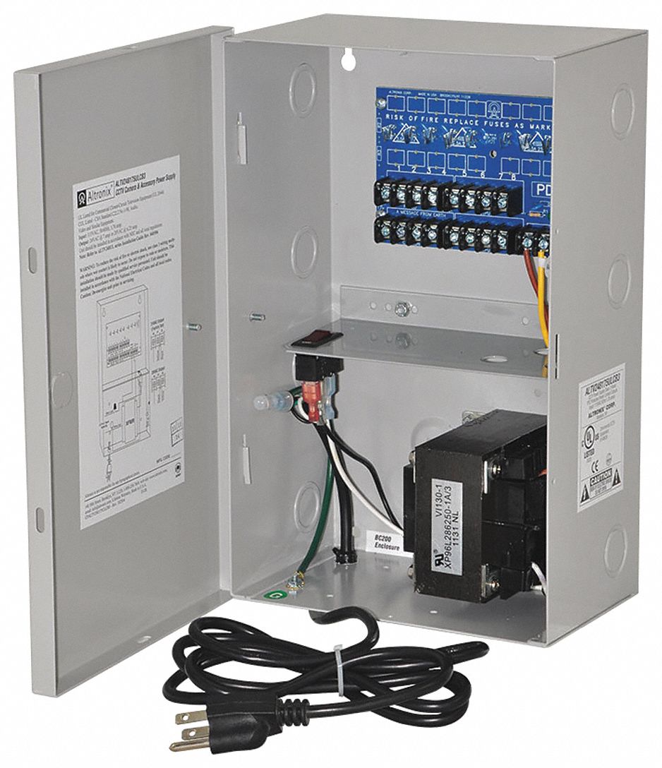 Power Supply 8PTC 24Vac @ 7A Line Cord