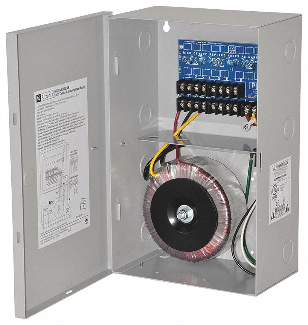 Power Supply 8PTC 24Vac @ 12.5A: Power Supply, 115V AC