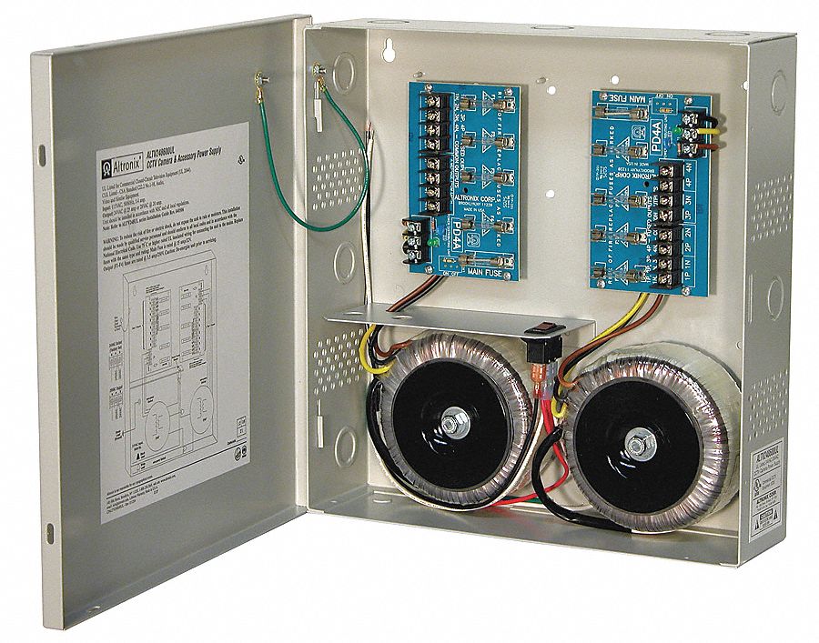 Power Supply 8Fuse 24Vac @ 25A: Power Supply, 115V AC