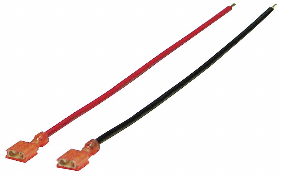 2 - 8 Battery Leads (Red & Black): Battery Lead