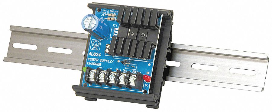 Din Mount P/S- 6/12VDC@1.2A, 24VDC@750Ma: Din Mount, 6/12/24V DC