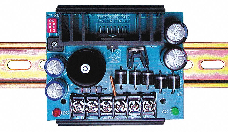 Din Mount P/S- 6/12/24VDC @ 4A: Din Mount, 6V DC