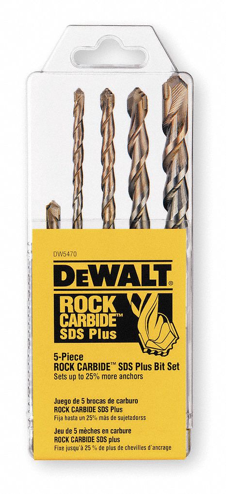 Dewalt Extreme 2 SDS Plus Drill Bit Set 4 Piece 5.5-10mm