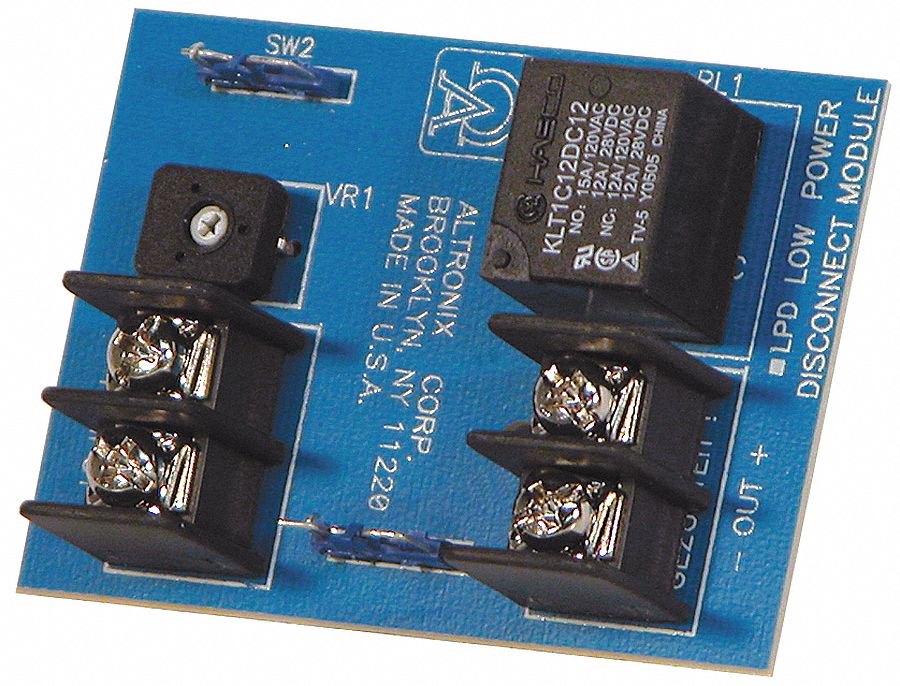 ALTRONIX, Component Accessory, Low Power Disconnect Module 4TGA8LPD
