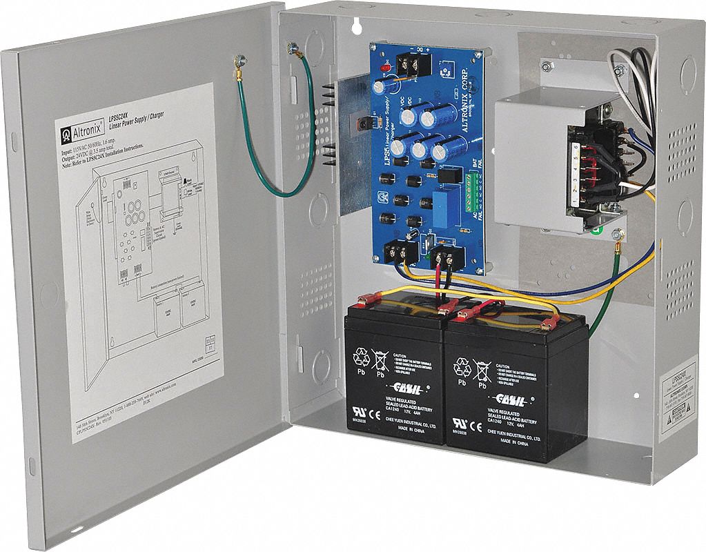 Altronix, Linear Power Supply, 115v Ac, Linear Power Supply- 24vdc @ 3 