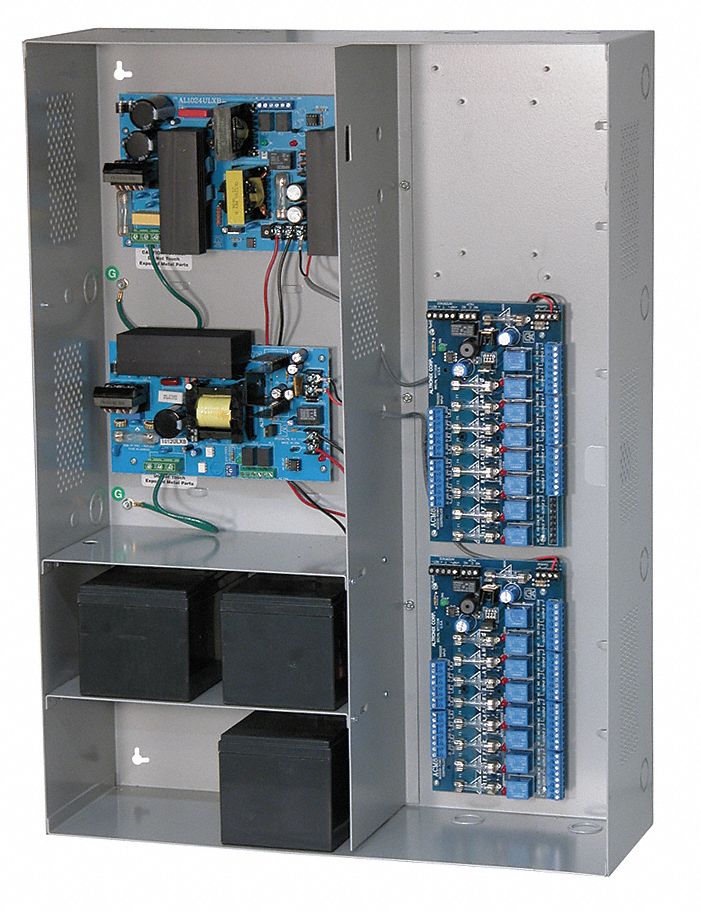 Power Supply 8Fuse/12Dc, 8Fuse/24Dc 19A Max: Power Supply, 115V AC