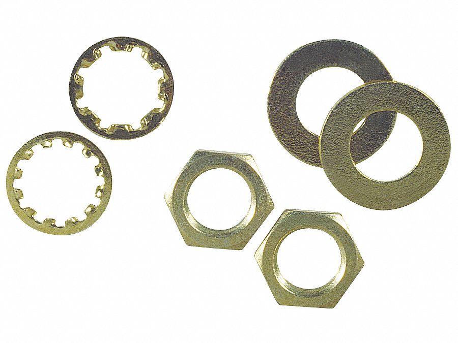 GRAINGER APPROVED Assorted Nuts/Washers, PK6 4TGW74TGW7 Grainger