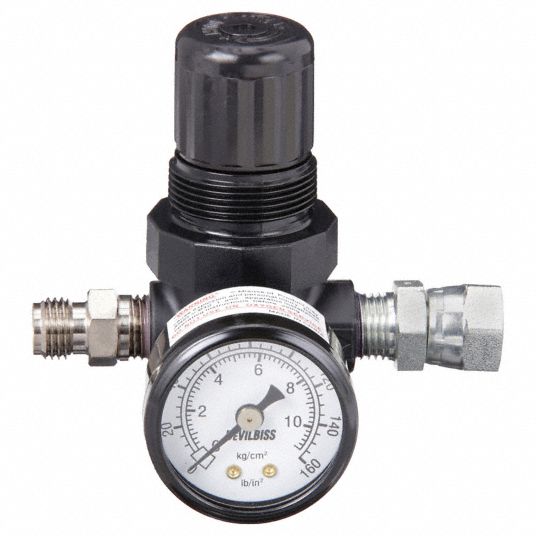 Compressed Air Regulator: 1/4 in, NPT, 15 cfm