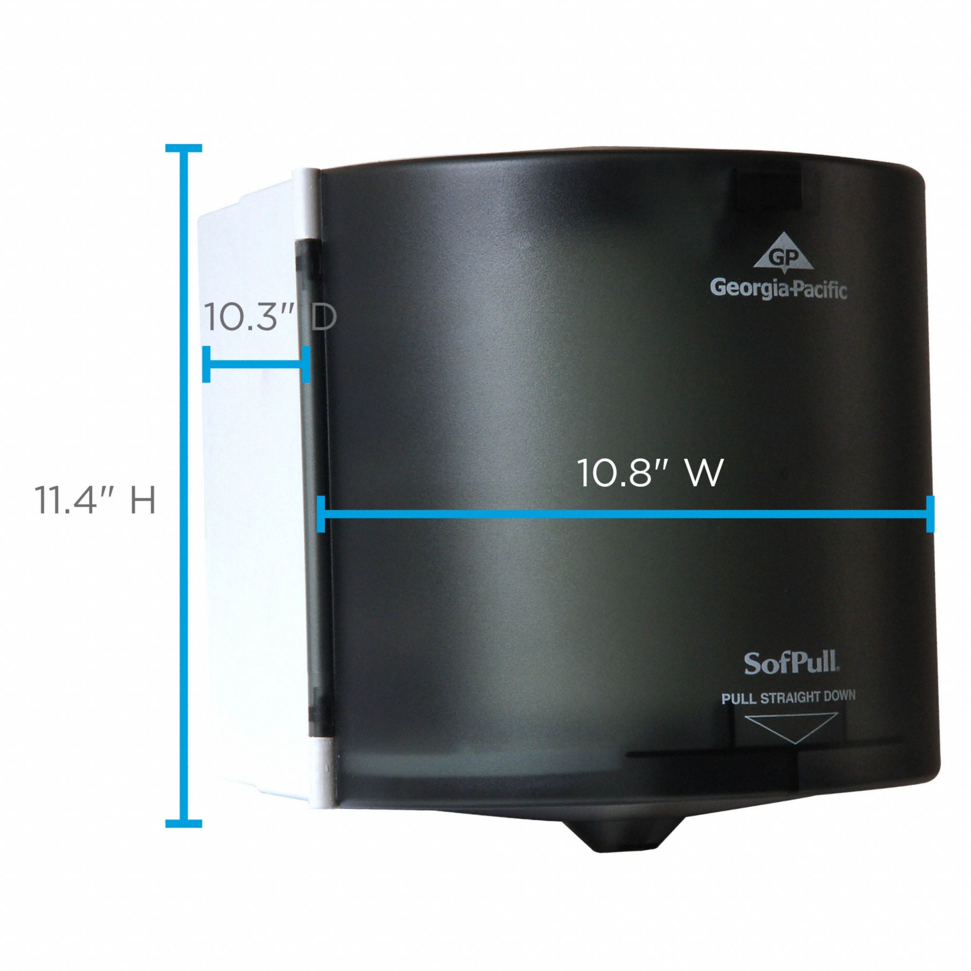 GEORGIA-PACIFIC Paper Towel Dispenser, SofPull(R), Gray, (1) Roll