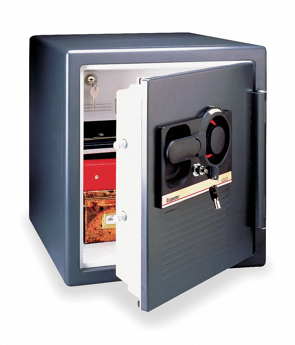 SENTRY SAFE Advanced Office Safe, Charcoal Gray; Holds Standard and A-4 ...